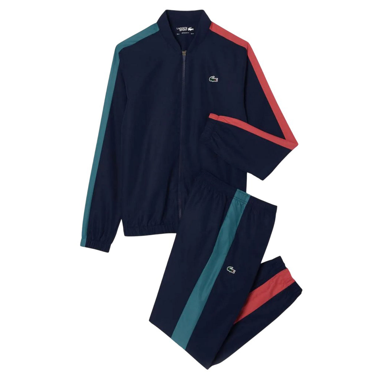 Multicoloured - Front - Lacoste Mens Tennis Tracksuit