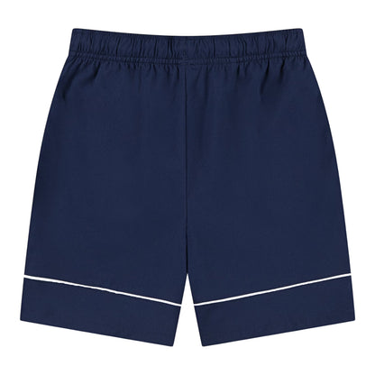 Marine Blue - Back - Lacoste Childrens-Kids Logo Ultra Dry Shorts