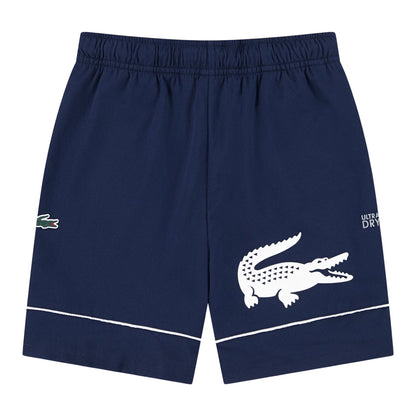 Marine Blue - Front - Lacoste Childrens-Kids Logo Ultra Dry Shorts
