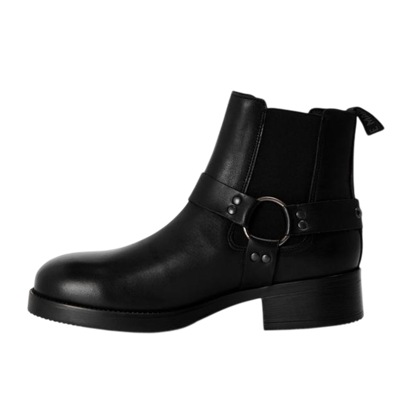 Black - Back - Steve Madden Womens-Ladies Antonn Leather Chelsea Boots