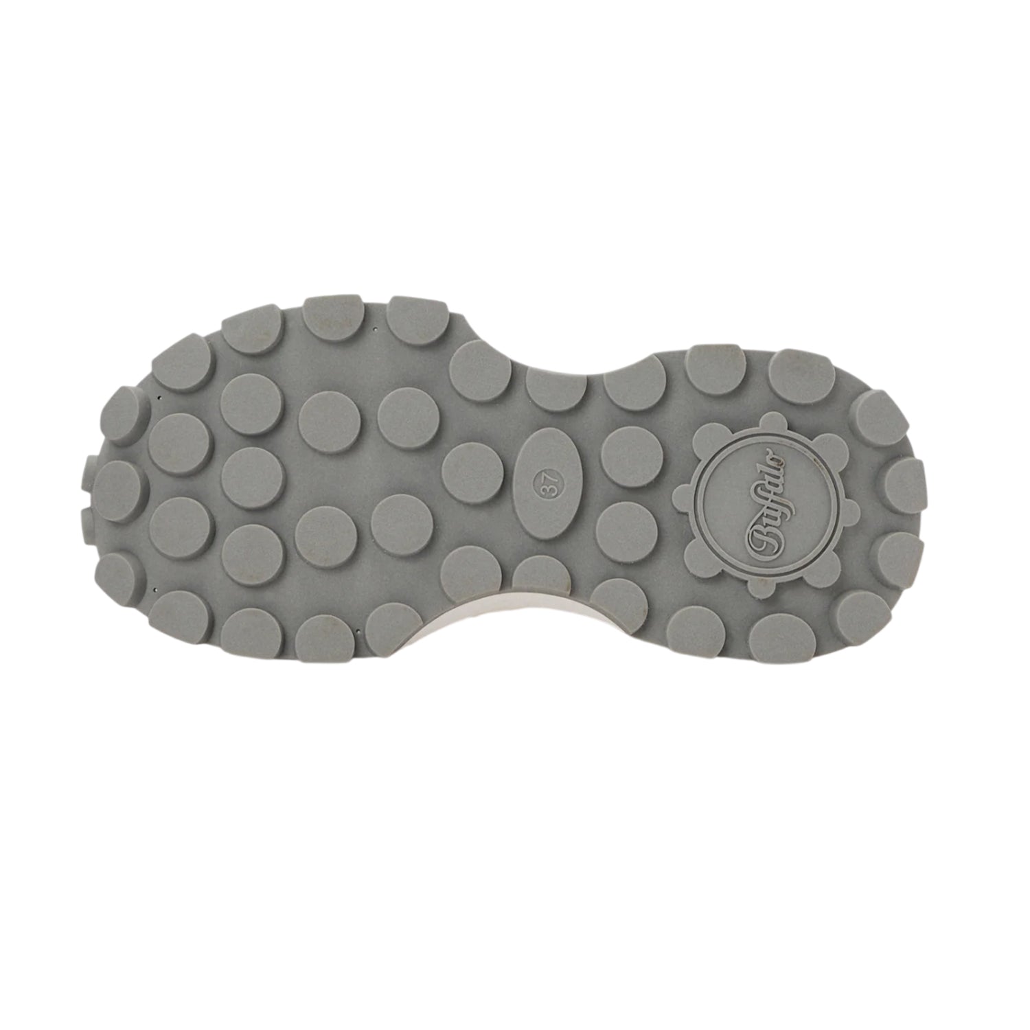 White - Pack Shot - Buffalo Womens-Ladies Vegan Flatform Sandals