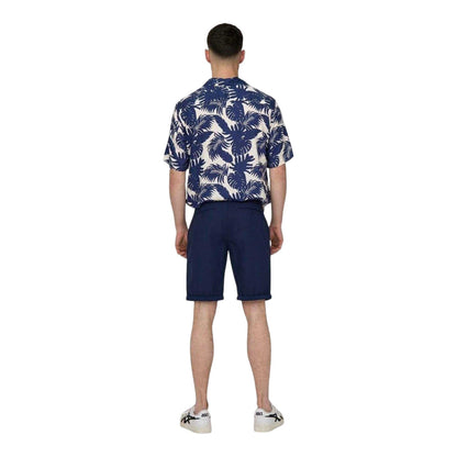 Dark Navy - Close up - Only Mens Regular Shorts