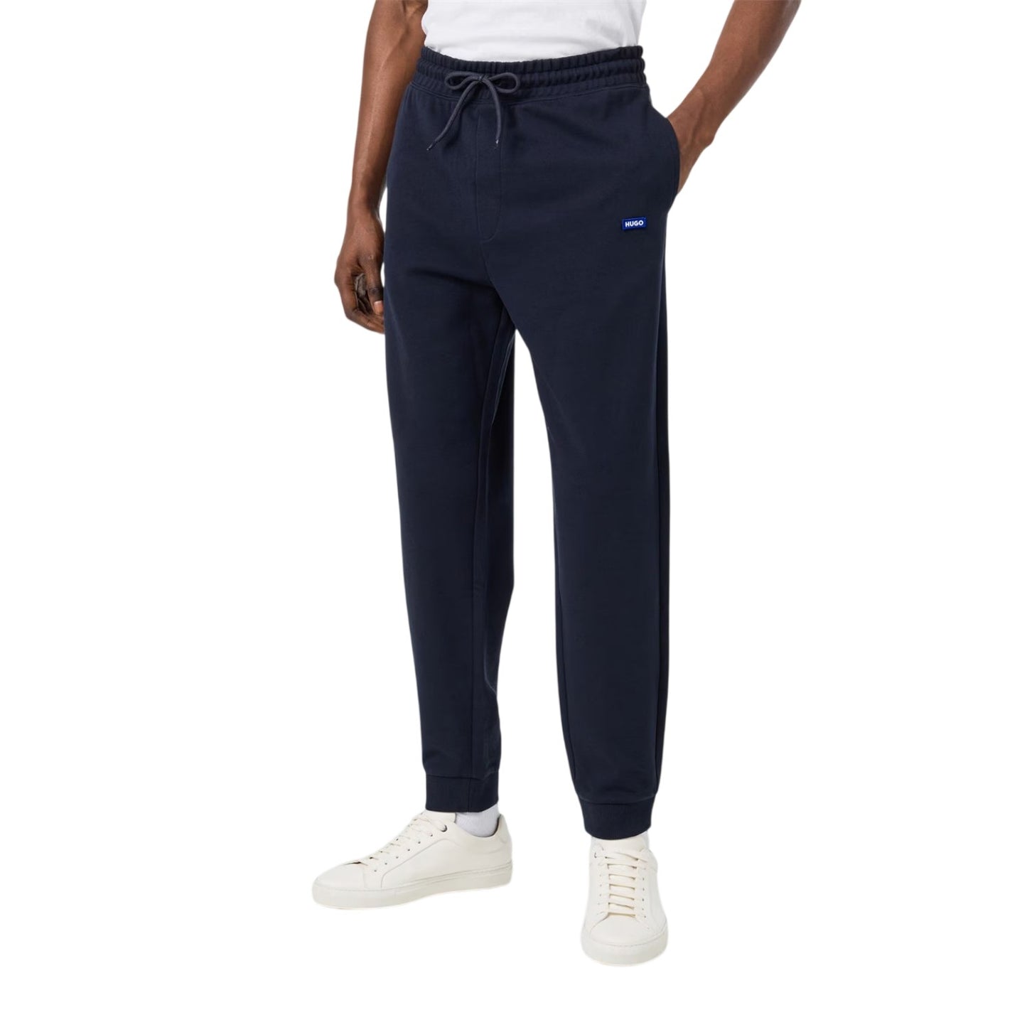 Navy - Lifestyle - Hugo Mens Terrycloth Tracksuit Bottoms
