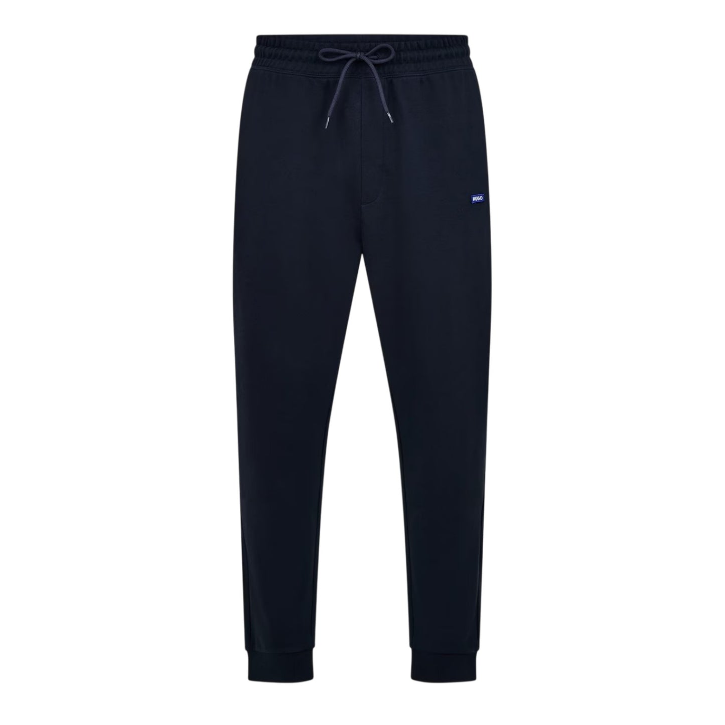 Navy - Front - Hugo Mens Terrycloth Tracksuit Bottoms