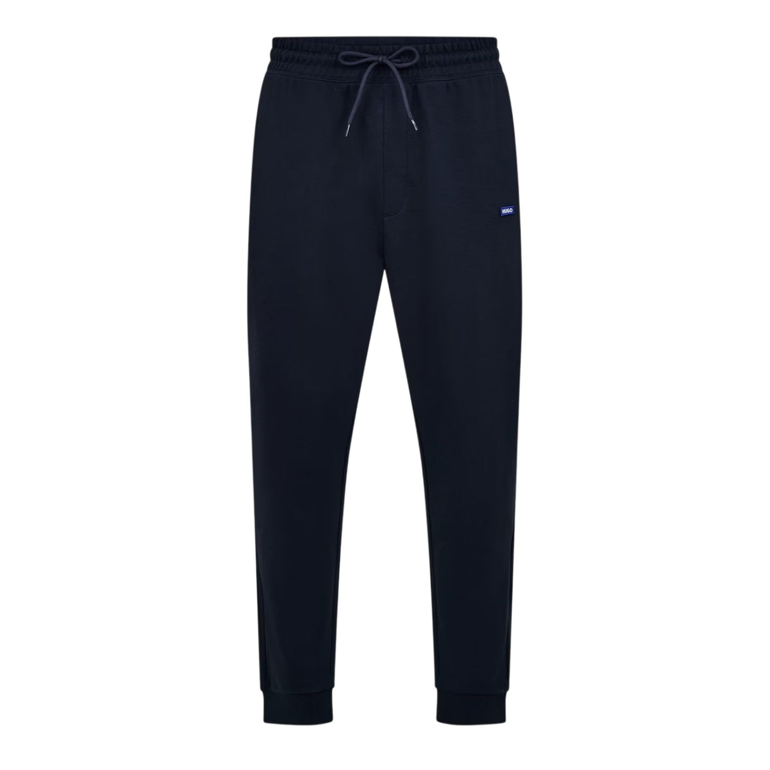 Navy - Front - Hugo Mens Terrycloth Tracksuit Bottoms