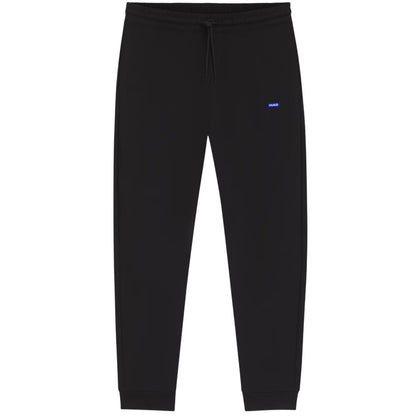 Black - Front - Hugo Mens Terrycloth Tracksuit Bottoms