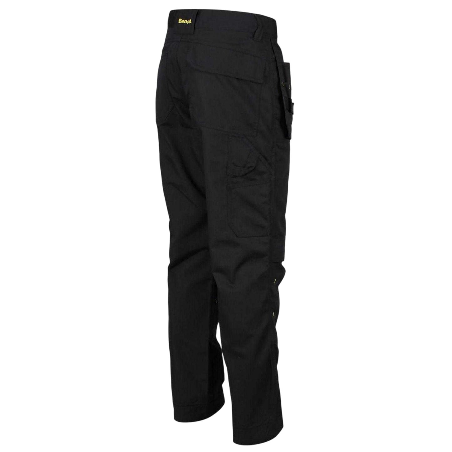Black - Back - Bench Mens Nervada Holster Logo Trousers