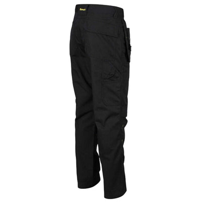 Black - Back - Bench Mens Nervada Holster Logo Trousers