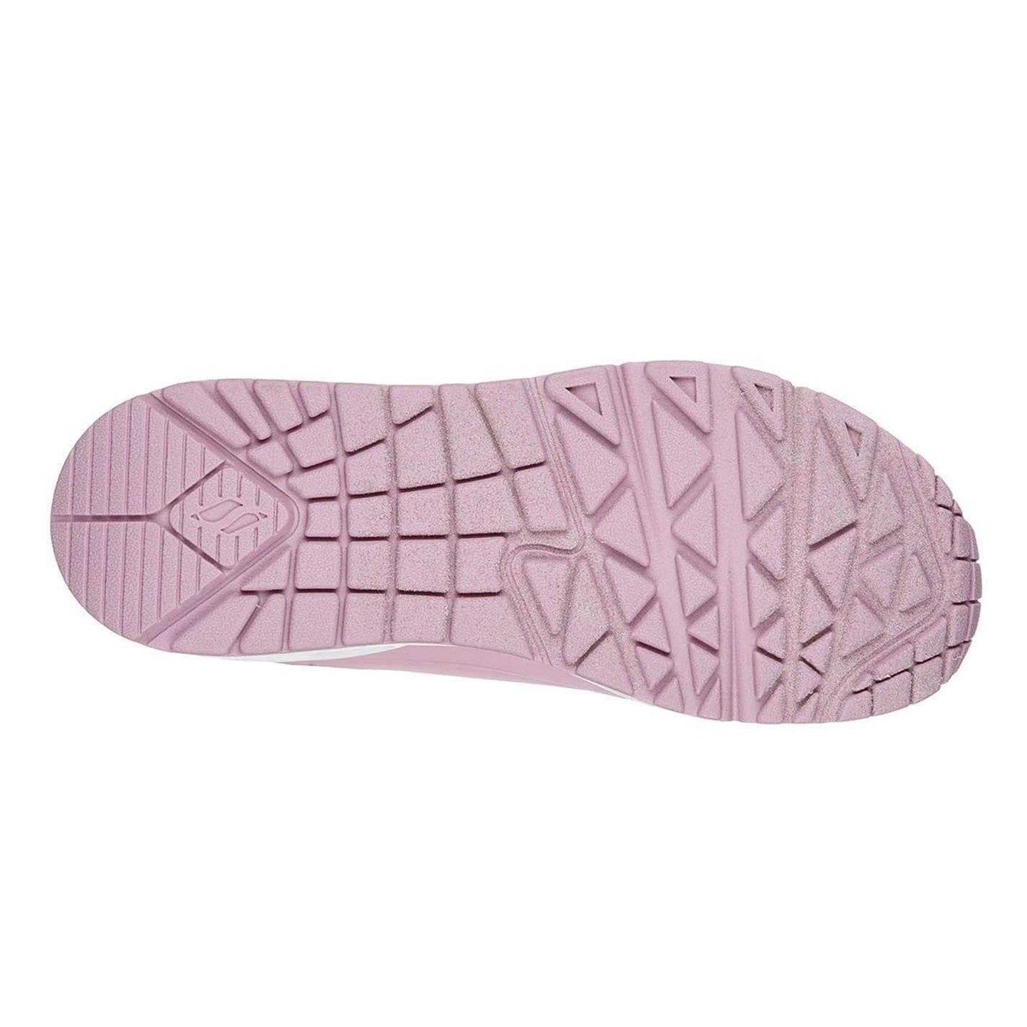 Pink-White - Lifestyle - Skechers Childrens-Kids Stand On Air Trainers
