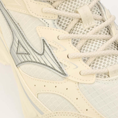 White-Grey - Pack Shot - Mizuno Womens-Ladies MXR Ripstop Trainers