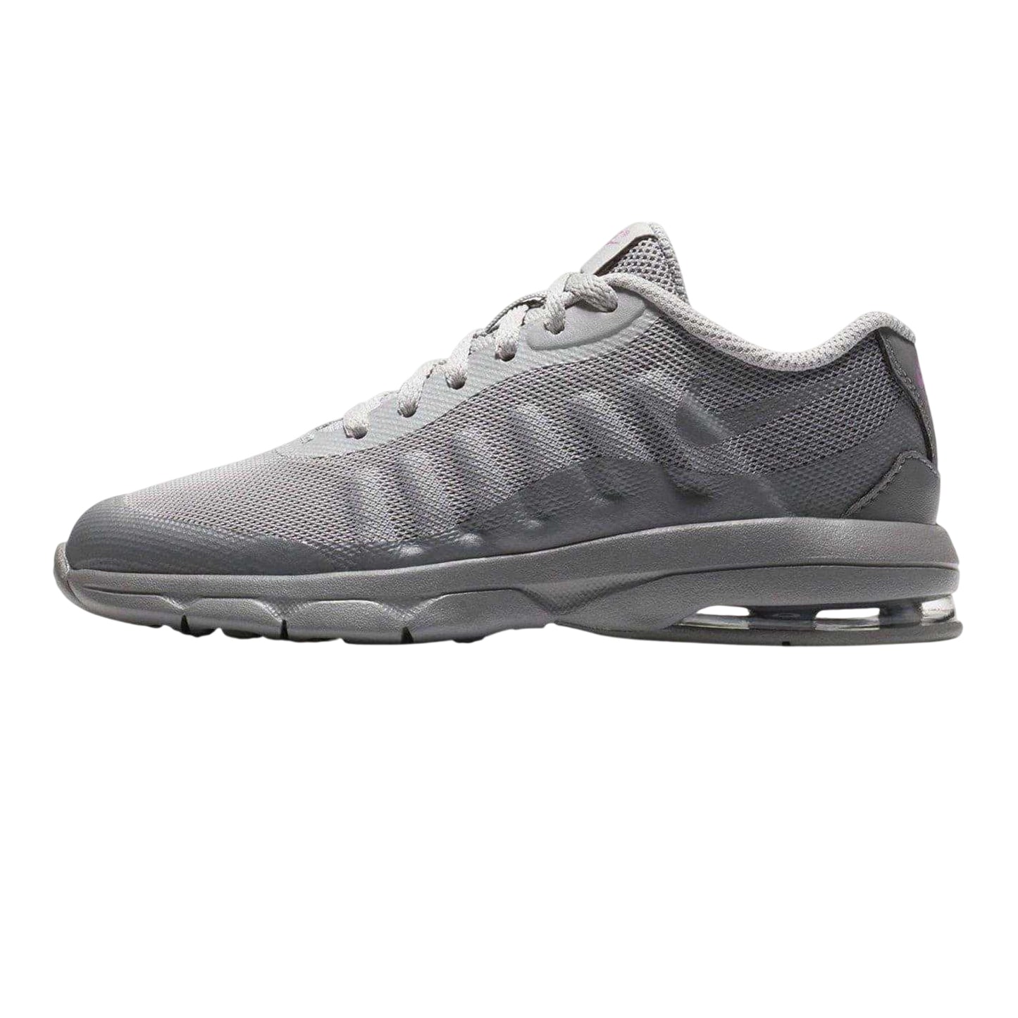 Grey-Pink - Back - Nike Girls Air Max Invigor Print Trainers