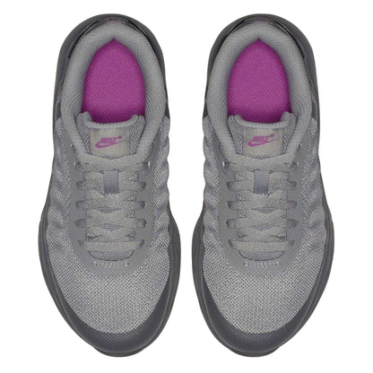 Grey-Pink - Side - Nike Girls Air Max Invigor Print Trainers