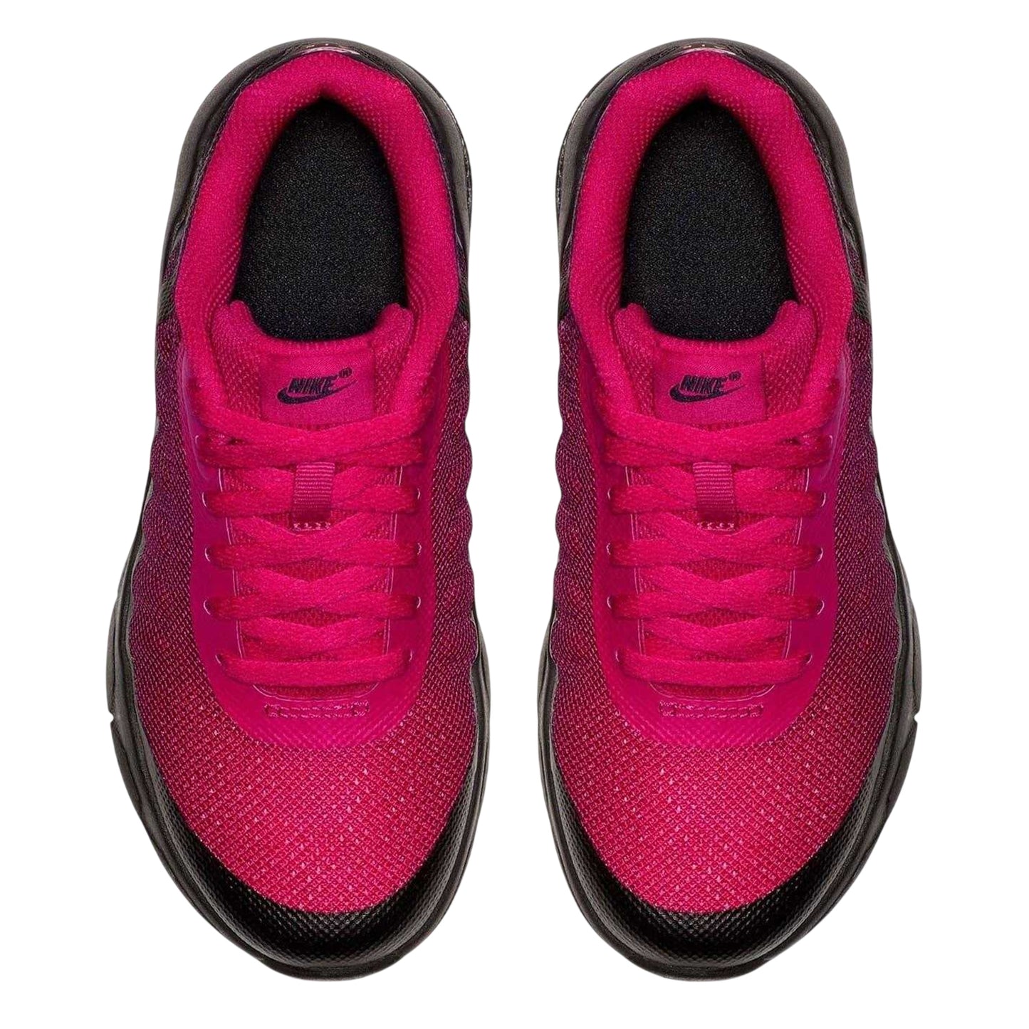 Pink-Black - Side - Nike Girls Air Max Invigor Print Trainers