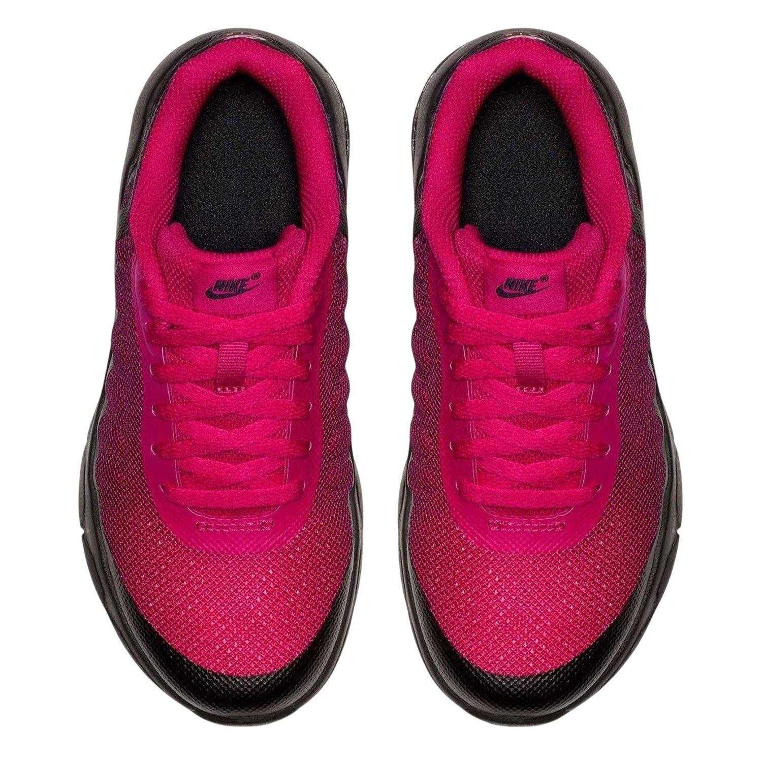 Pink-Black - Side - Nike Girls Air Max Invigor Print Trainers
