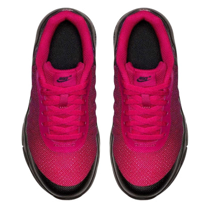 Pink-Black - Side - Nike Girls Air Max Invigor Print Trainers