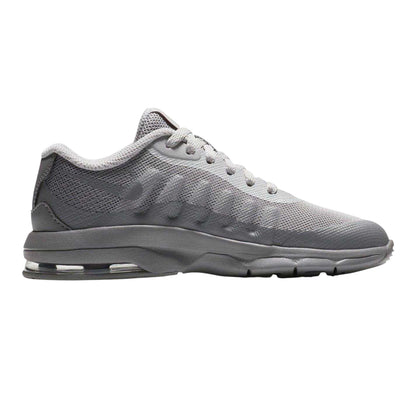 Grey-Pink - Front - Nike Girls Air Max Invigor Print Trainers