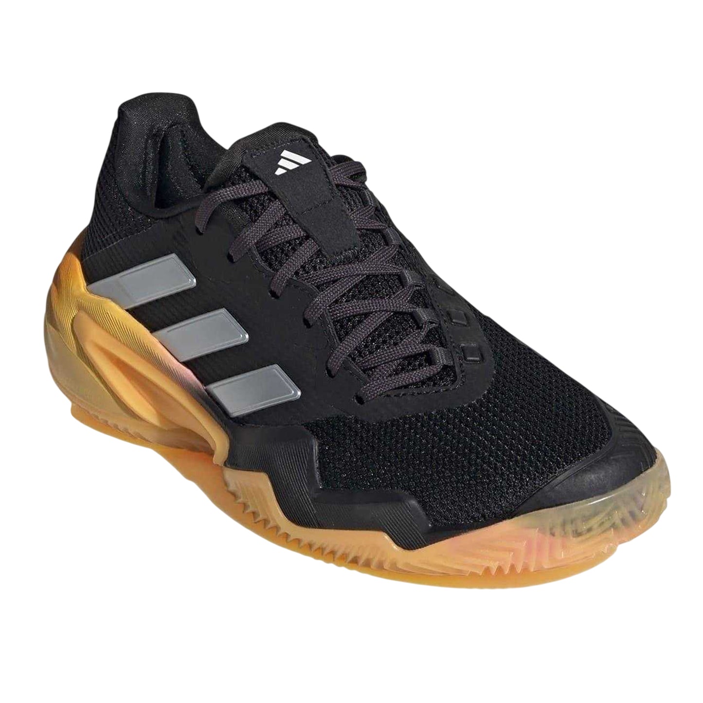 Black-Orange - Pack Shot - Adidas Womens-Ladies Barricade 13 Gradient Tennis Shoes