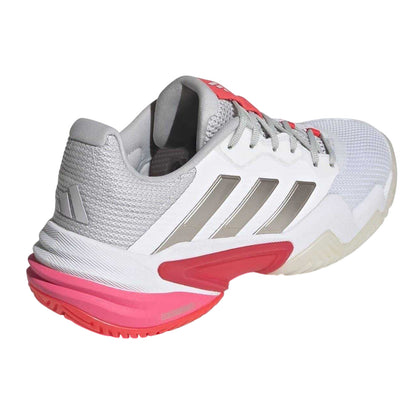 White-Pink - Back - Adidas Womens-Ladies Barricade 13 Gradient Tennis Shoes