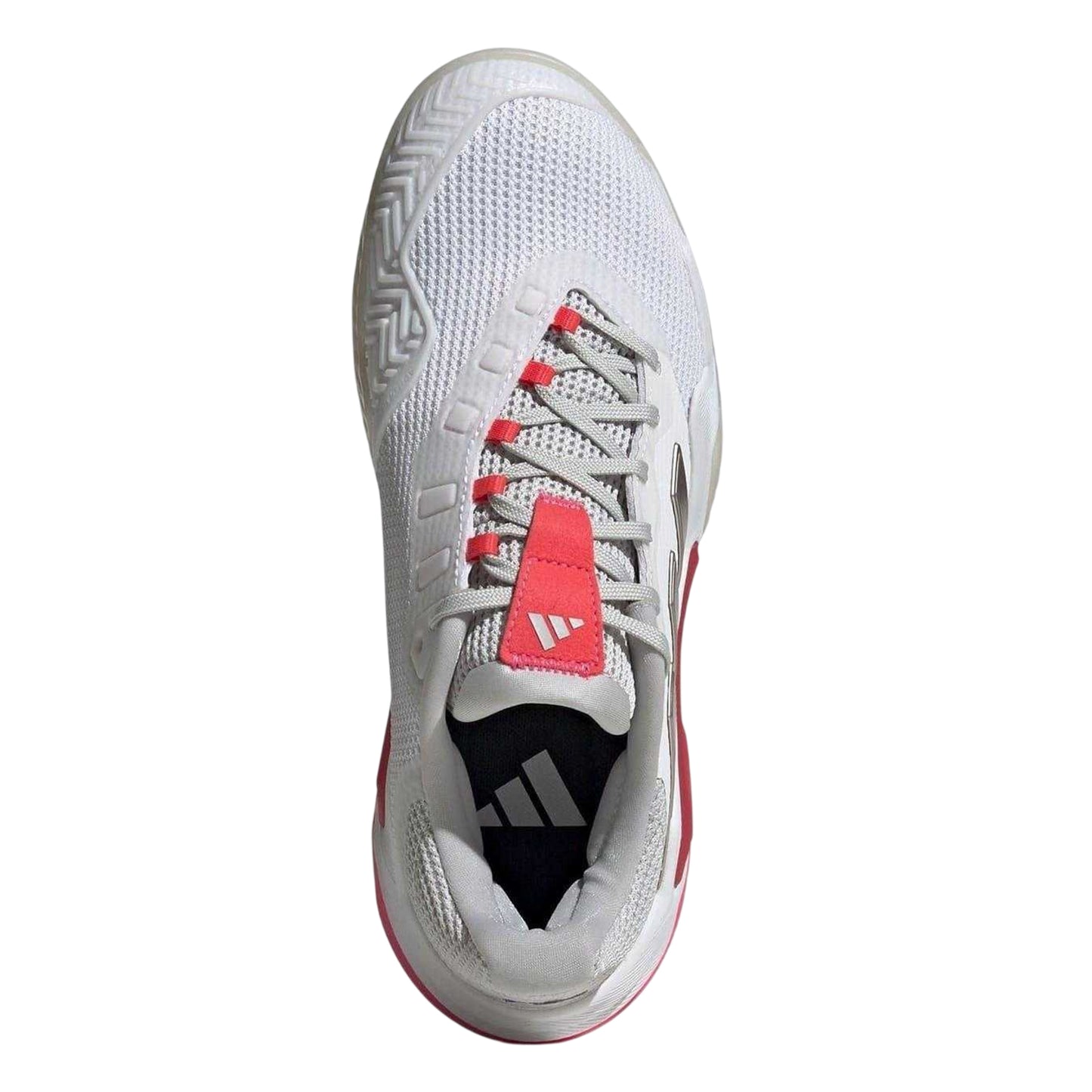 White-Pink - Lifestyle - Adidas Womens-Ladies Barricade 13 Gradient Tennis Shoes