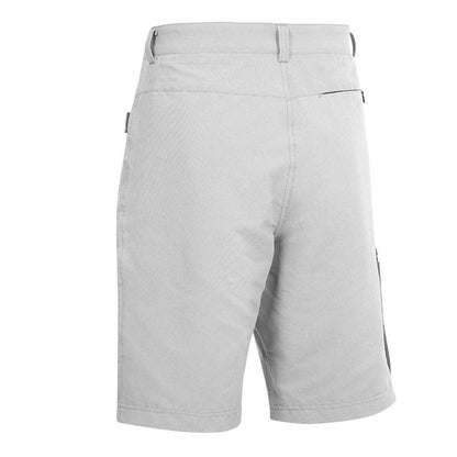 Grey - Back - Trespass Mens Cargo Shorts