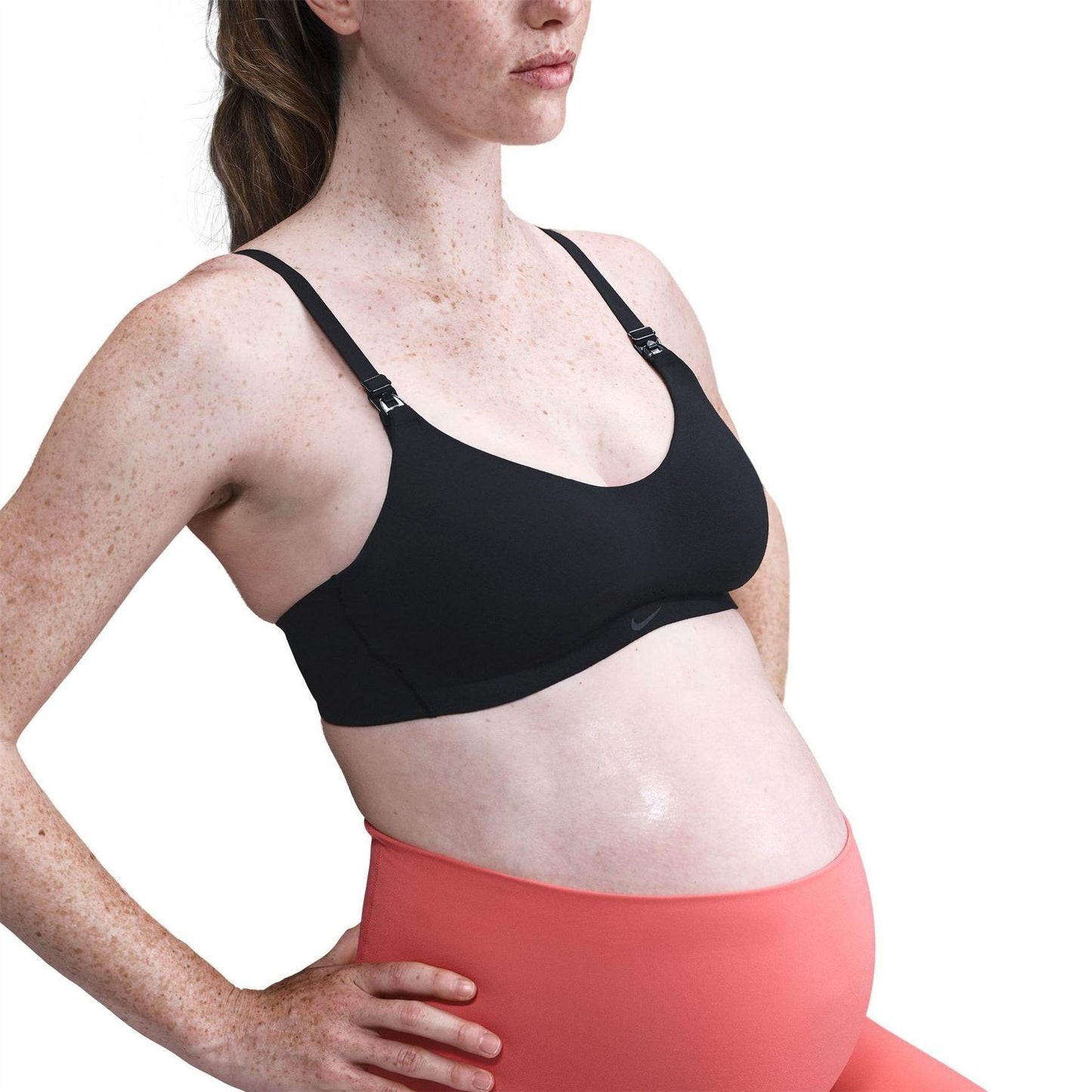 Black-Cool Grey - Pack Shot - Nike Womens-Ladies Alate Sports Bra