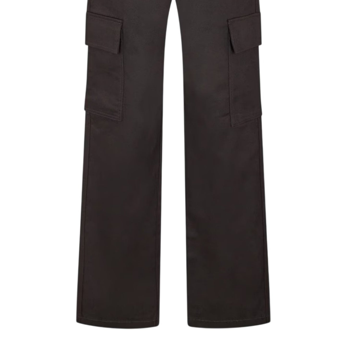 Black - Side - JJXX Womens-Ladies Straight Cargo Trousers
