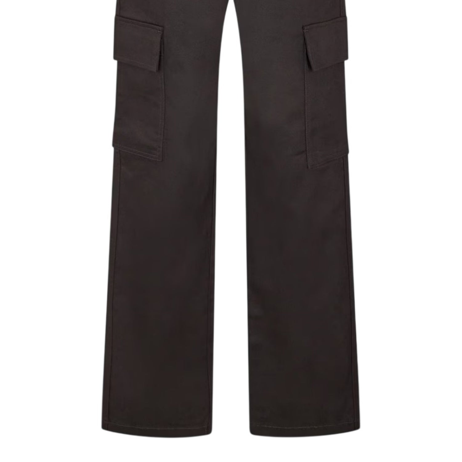 Black - Side - JJXX Womens-Ladies Straight Cargo Trousers