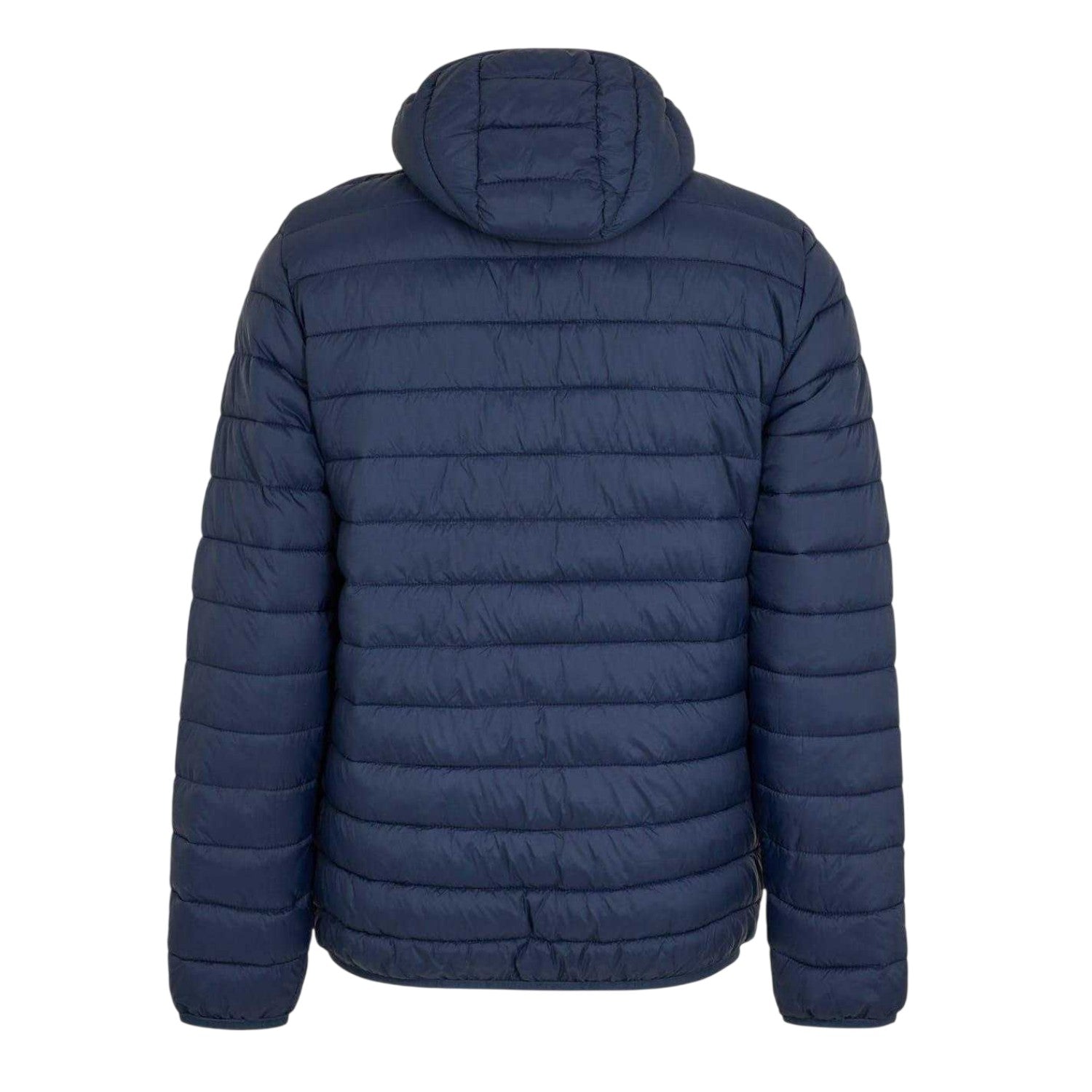 Navy - Back - Aquascutum Mens Logo Puffer Jacket