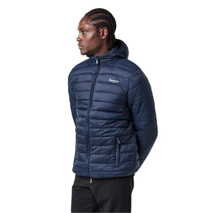 Navy - Lifestyle - Aquascutum Mens Logo Puffer Jacket