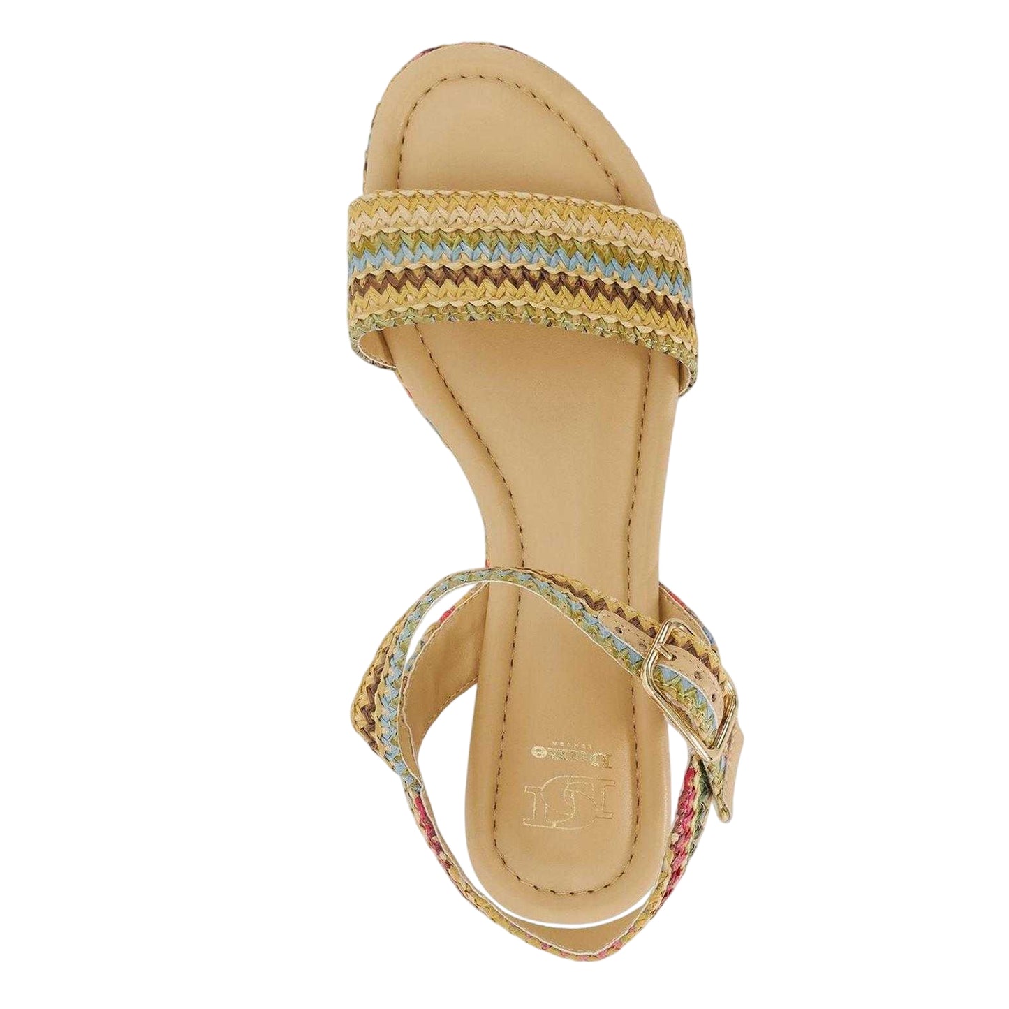Multicoloured - Lifestyle - Dune London Womens-Ladies Lazer Open Toe Platform Heel Sandals