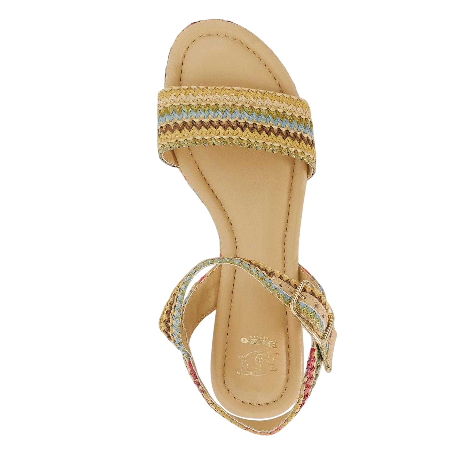 Multicoloured - Lifestyle - Dune London Womens-Ladies Lazer Open Toe Platform Heel Sandals