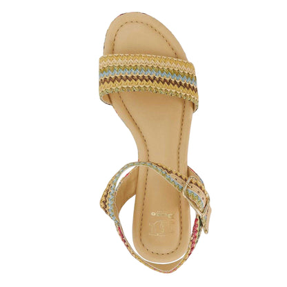 Multicoloured - Lifestyle - Dune London Womens-Ladies Lazer Open Toe Platform Heel Sandals