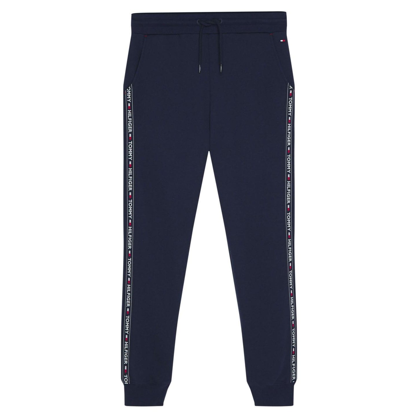 Navy - Lifestyle - Tommy Hilfiger Mens Tape Logo Lounge Jogging Bottoms