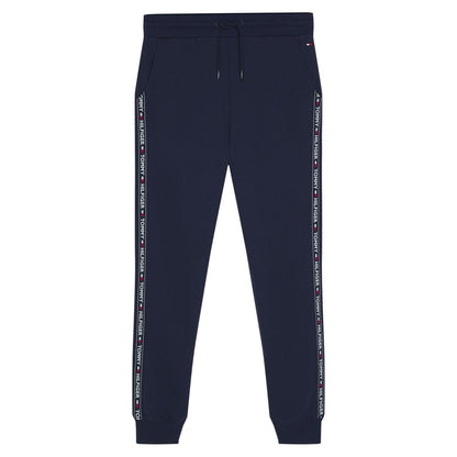 Navy - Lifestyle - Tommy Hilfiger Mens Tape Logo Lounge Jogging Bottoms