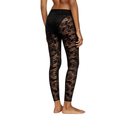 Black - Back - Diesel Womens-Ladies Claire Opaque Leggings