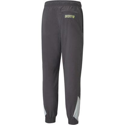 Asphalt - Back - Manchester City FC Mens Puma Slim Tracksuit Bottoms