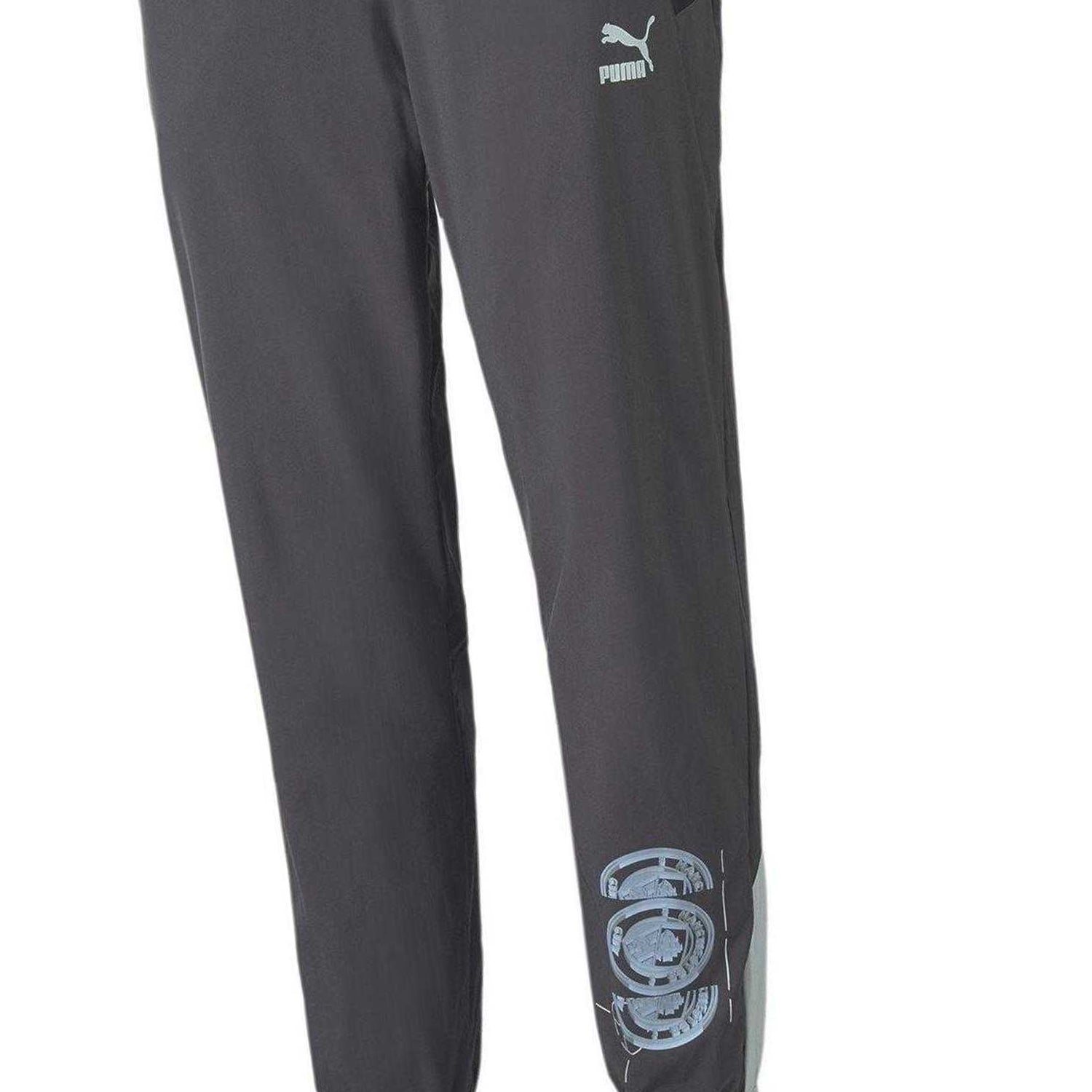 Asphalt - Side - Manchester City FC Mens Puma Slim Tracksuit Bottoms