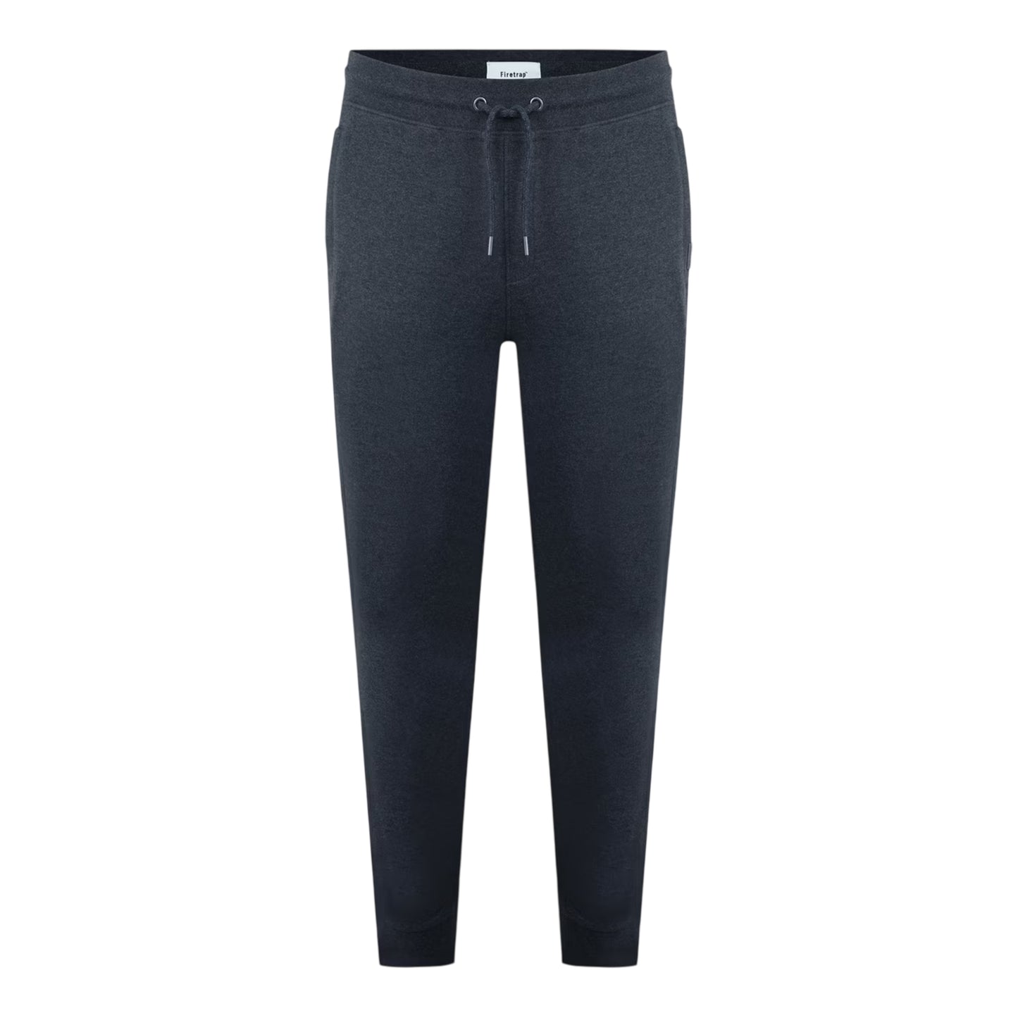 Charcoal Marl Marl - Front - Firetrap Mens Plain Slim Jogging Bottoms