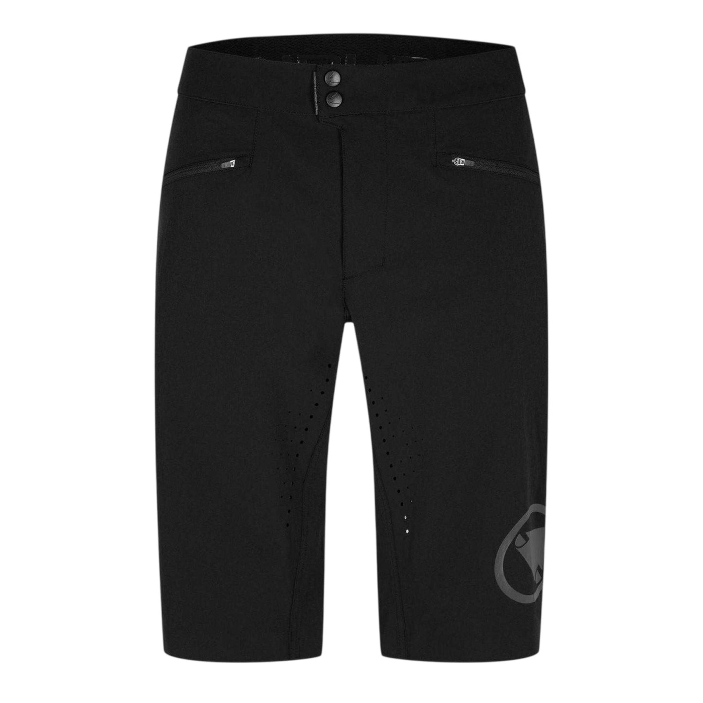 Black - Back - Endura Mens Single Track Lite Lightweight Cycling Shorts