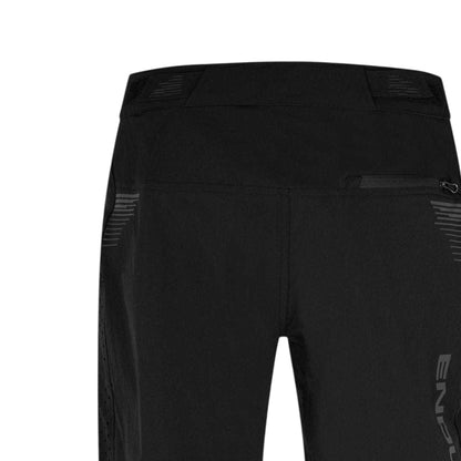 Black - Side - Endura Mens Single Track Lite Lightweight Cycling Shorts