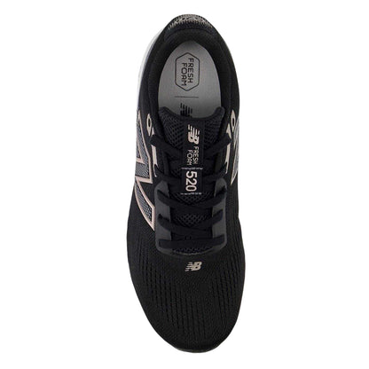 Black-White - Side - New Balance Womens-Ladies 520 V9 Running Shoes