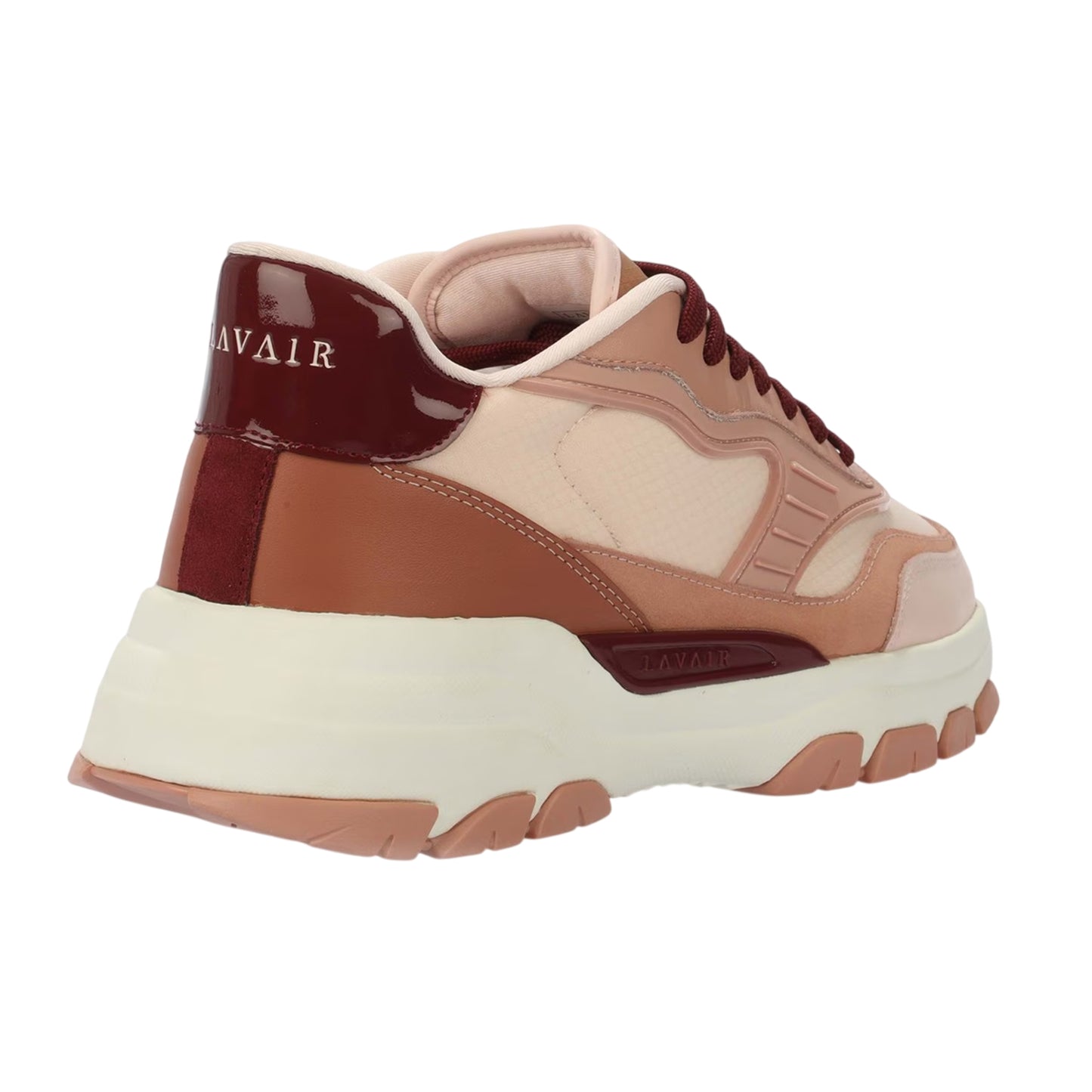 Rose - Back - Lavair Mens Pacific 2.0 Leather Chunky Flat Trainers
