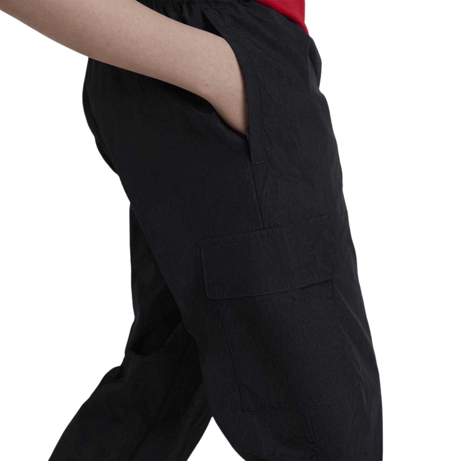Black - Lifestyle - Adidas Childrens-Kids Essentials Trefoil Tracksuit Bottoms