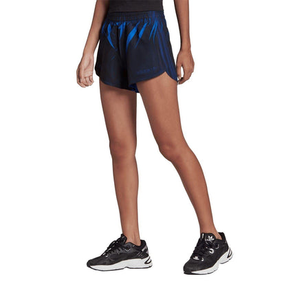 Blue - Side - Adidas Womens-Ladies Originals Swim Shorts
