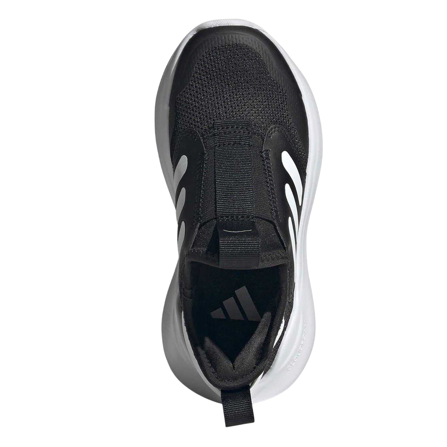 Black-White - Lifestyle - Adidas Childrens-Kids Tensaur 3 Stripes Trainers