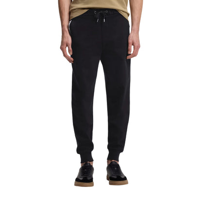 Dark Blue - Lifestyle - Boss Mens Contrast Detail Tapered Jogging Bottoms