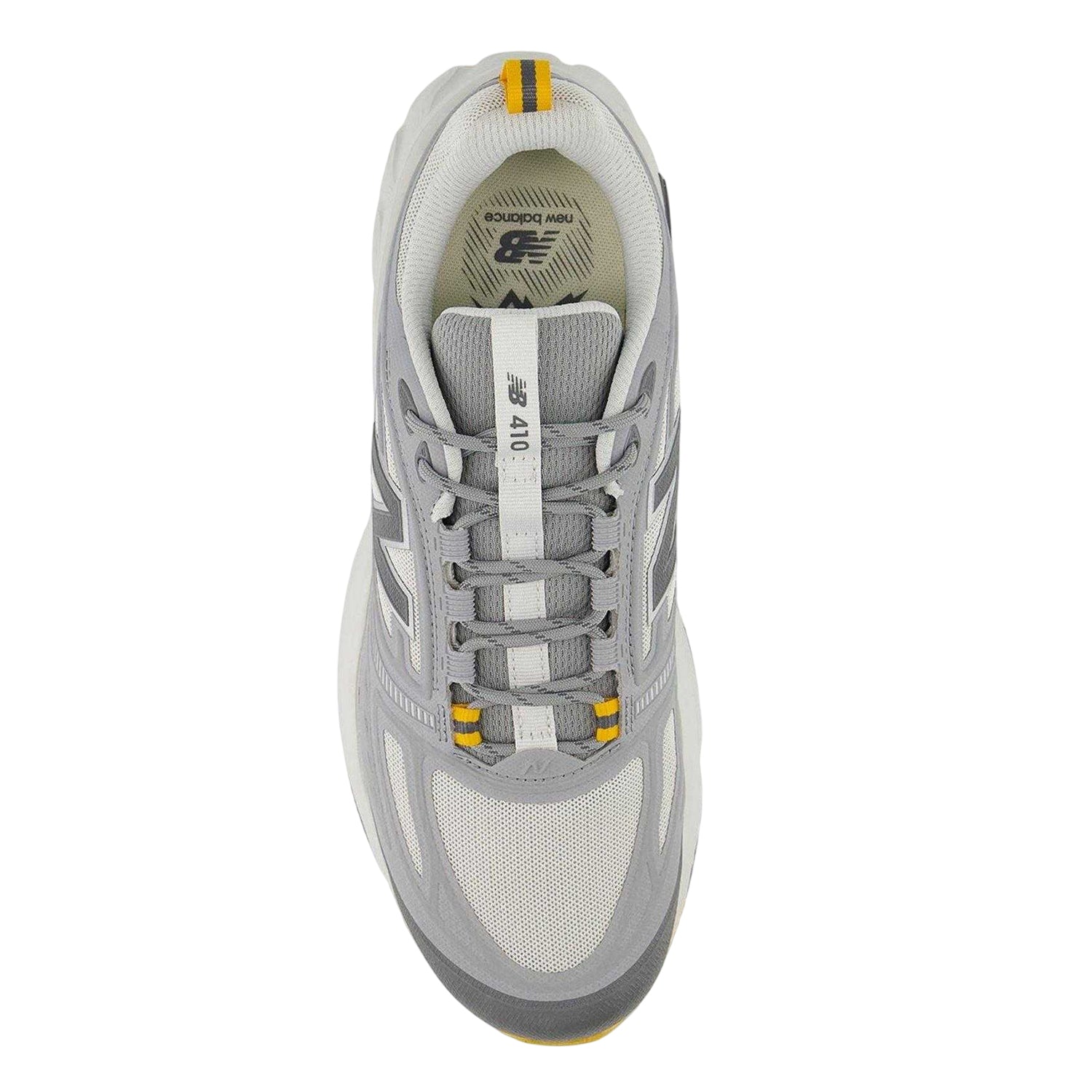 Grey - Side - New Balance Mens 410 Trail Mesh Running Trainers