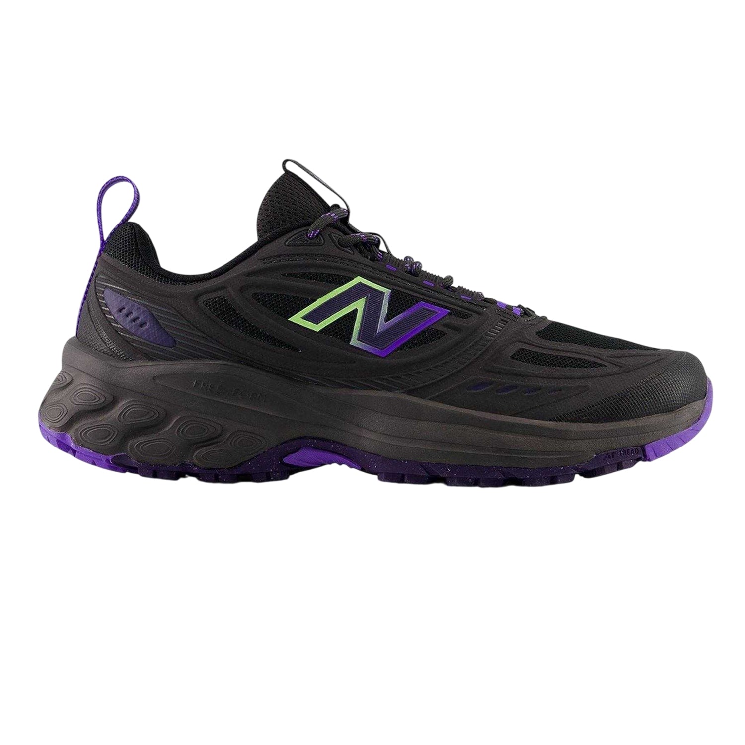 Black-Electric - Front - New Balance Mens 410 Trail Mesh Running Trainers