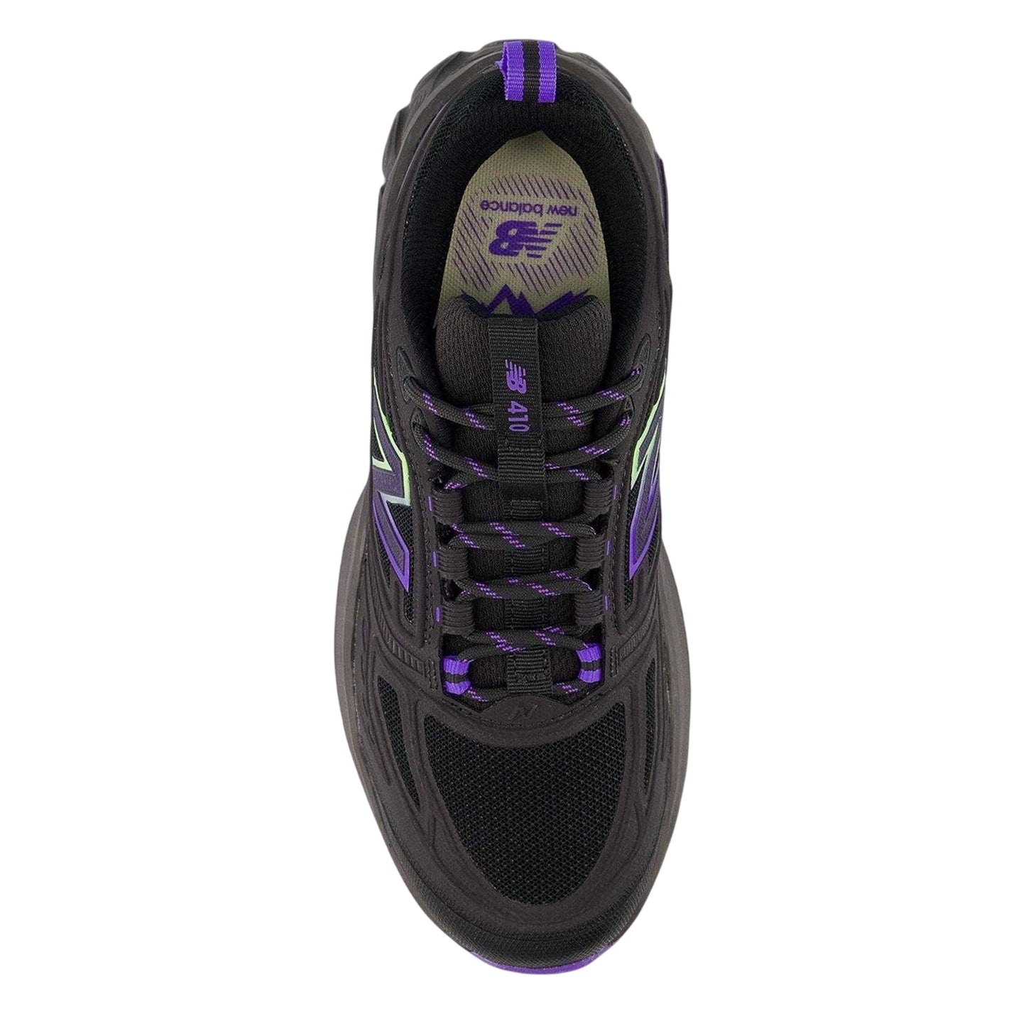 Black-Electric - Back - New Balance Mens 410 Trail Mesh Running Trainers
