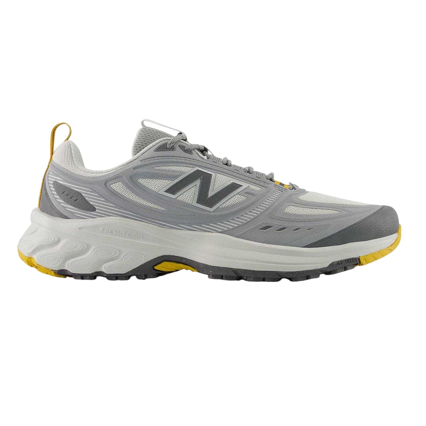 Grey - Front - New Balance Mens 410 Trail Mesh Running Trainers